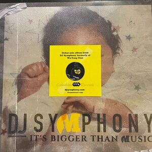DJ SYMPHONY IT'S BIGGER THAN MUSIC PROMO LP SEALED!